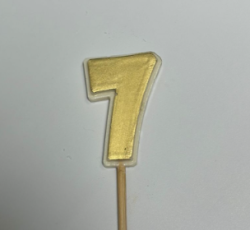 Изображение Фигурка из глазури цифра 7 на шпажке